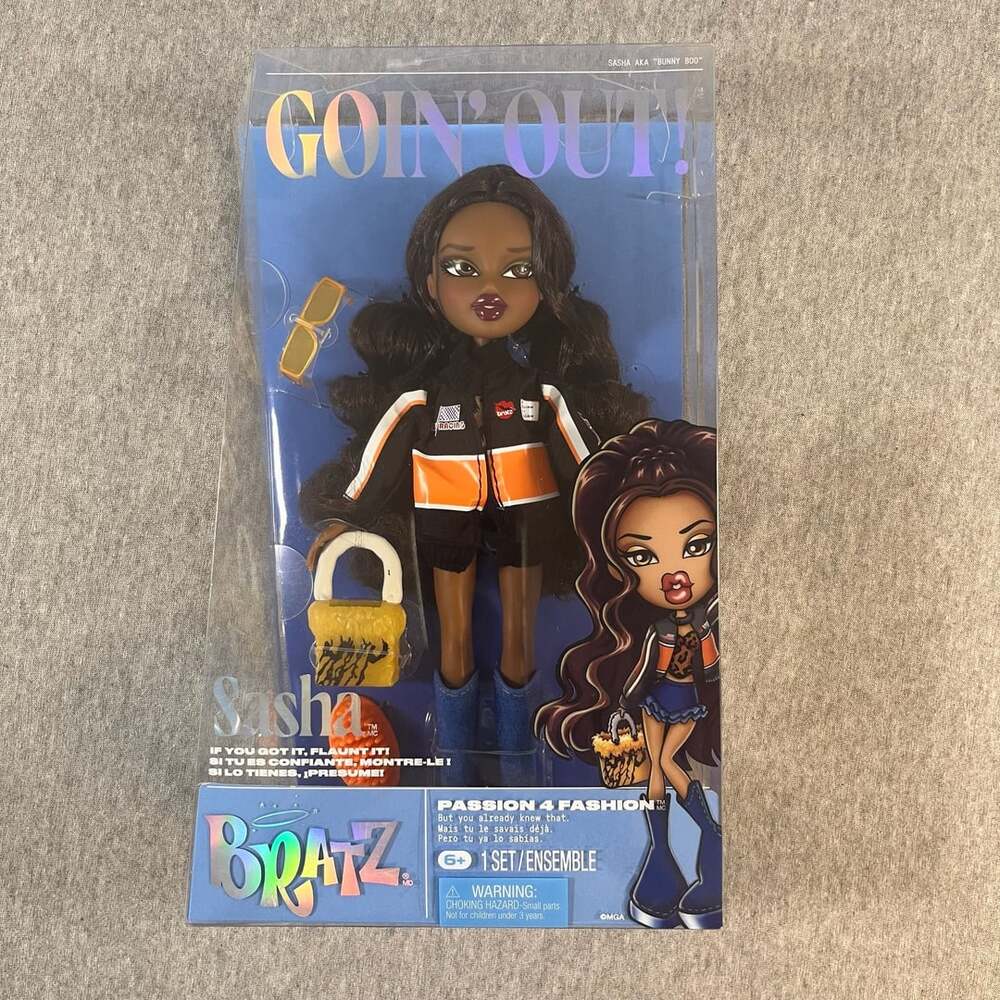 NIB Bratz Goin' Out! Sasha Fashion Doll with Accessories
